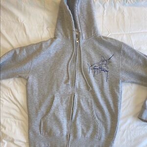 Gray Zip-Up Guy Harvey Hoodie by Aftco
